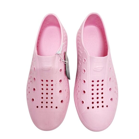 Skechers kids Foamies Machine Washable Pink Slip-On Shoes Size 3 - Picture 7 of 13